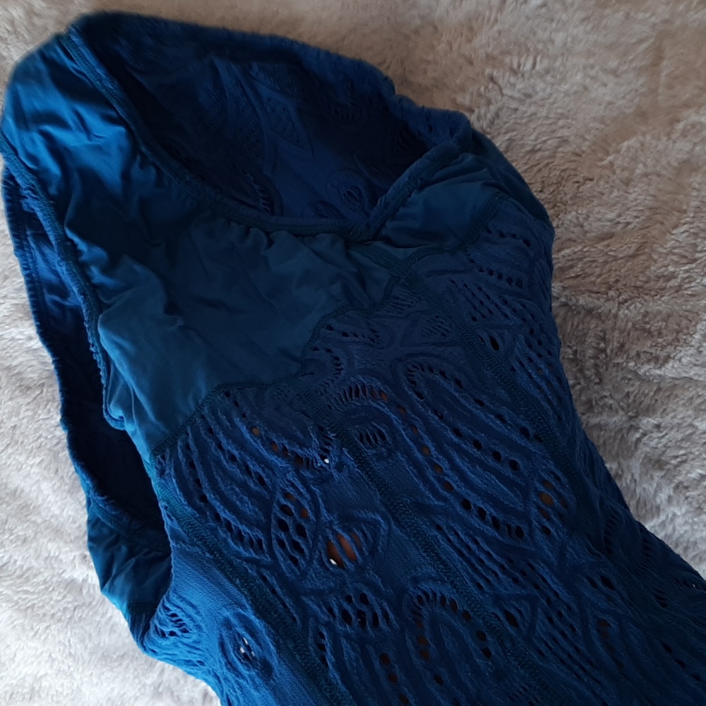 PILYQ Vibrant Torquoise Maillot Tank Large - Picture 6 of 8